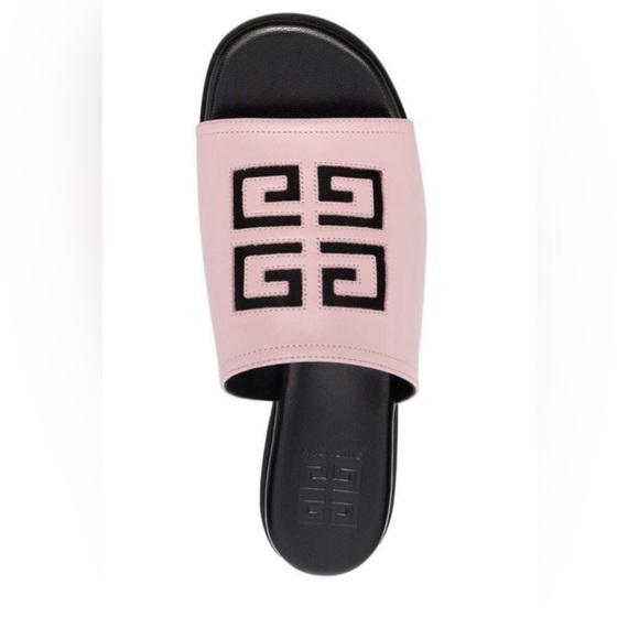 Givenchy Pink 4G Cut-Out Sandals; Box & 2 Dust Bags - Picture 3 of 12